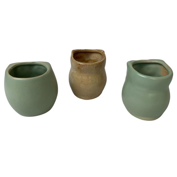 Pottery Owl Planter Mini Succulent Pots with Water Drain Hole- Set of 3 owls - Picture 4 of 12